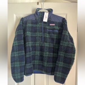 Vineyard Vines NWT Women’s Fleece Shep Pullover